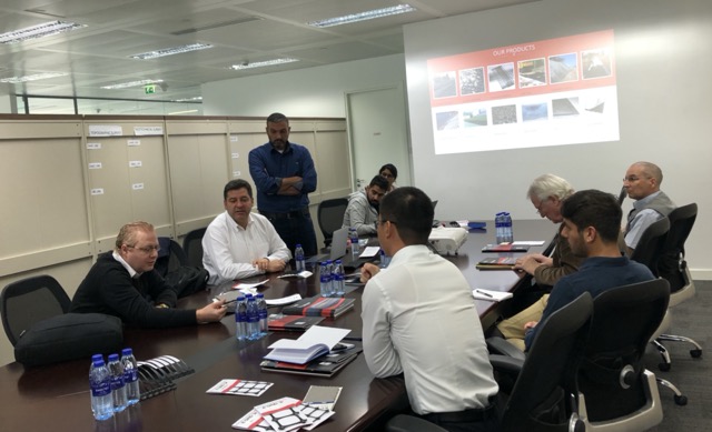 Meeting at CRCC in Abu Dhabi
