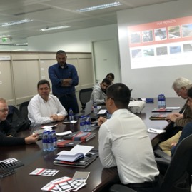 Meeting at CRCC in Abu Dhabi
